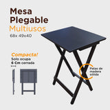 Mesa Plegable de madera Rectangular