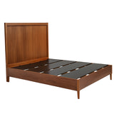 CAMA DE MADERA NOGAL