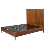 CAMA DE MADERA NOGAL