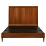 CAMA DE MADERA NOGAL