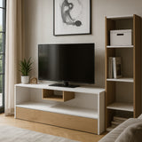 Centro de Entretemiento con Librero