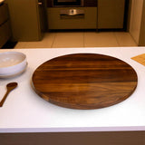 Charola Giratoria de 48 cm de Parota