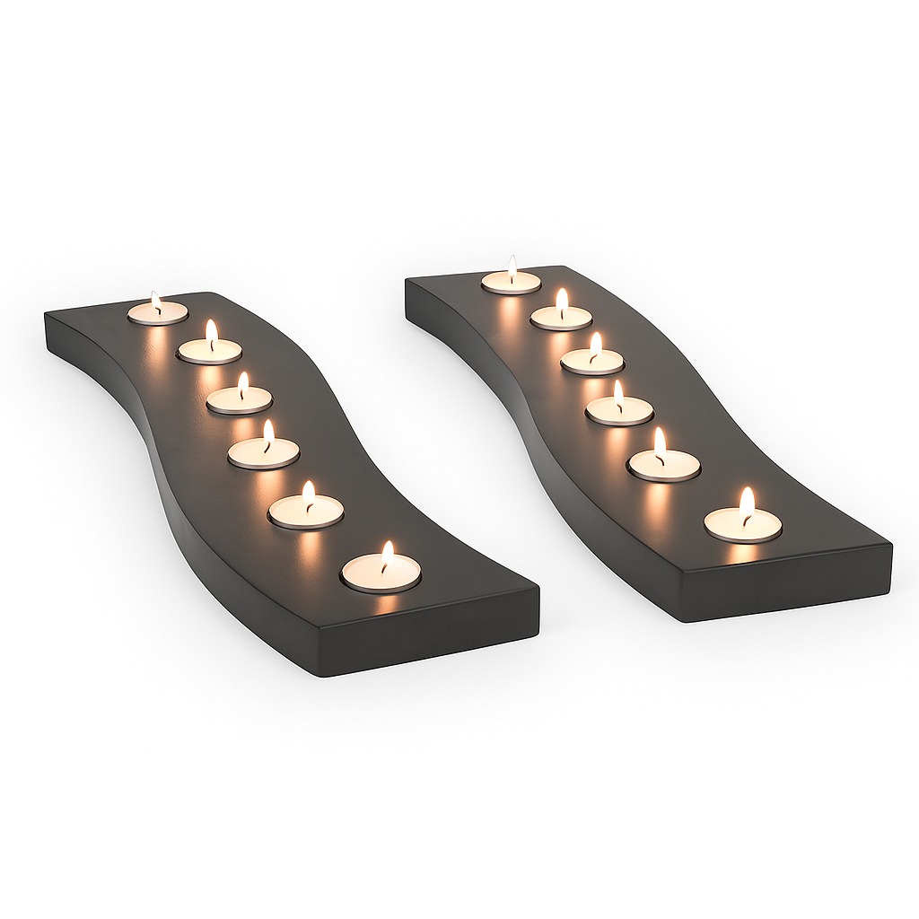 Porta velas; set de porta velas