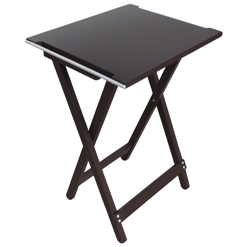 Mesa Rectangular Plegable Con Aluminio