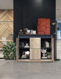 Hogare Bufetera, Credenza, mueble para tv Turin