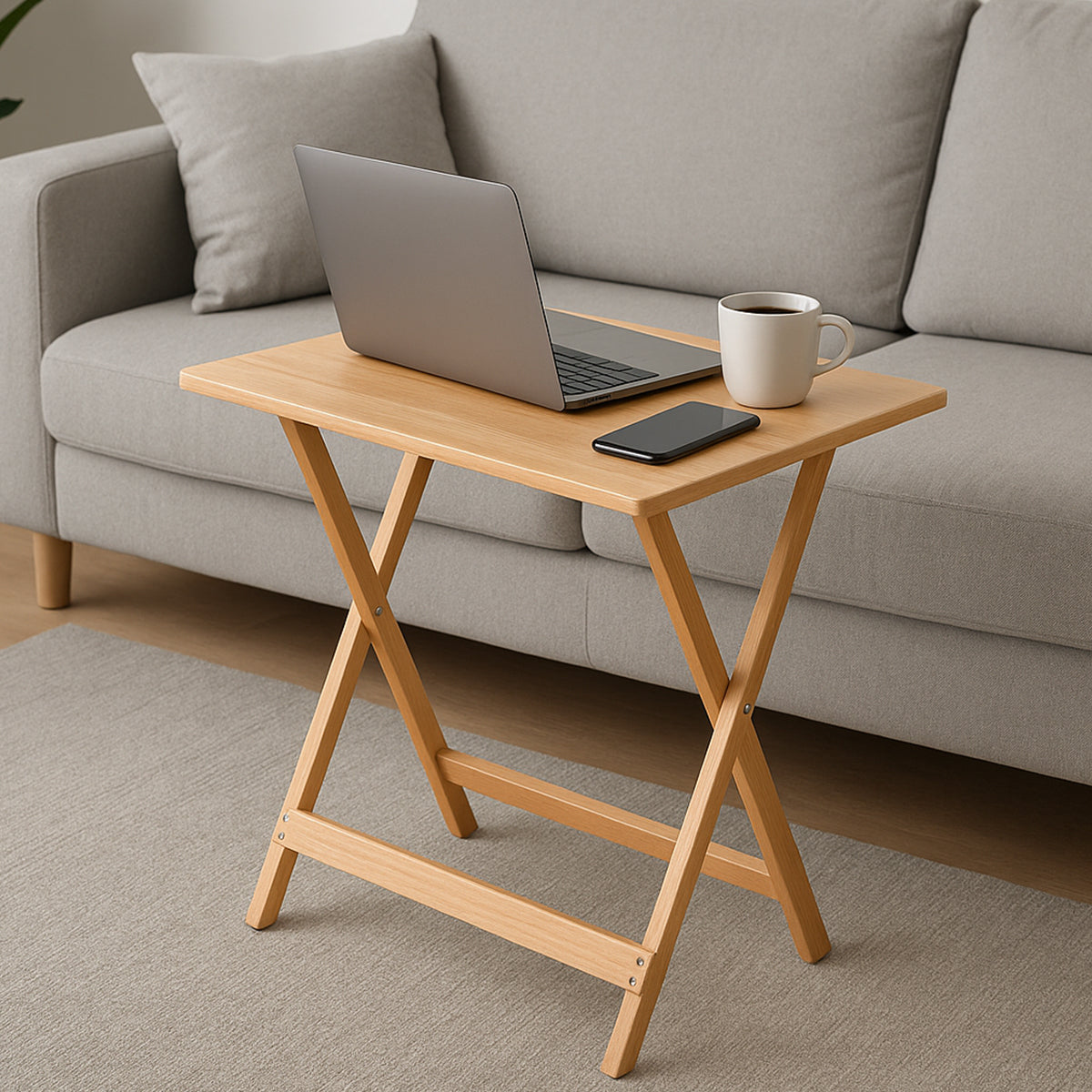 Mesa Plegable de madera Rectangular