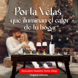 Porta velas; set de porta velas