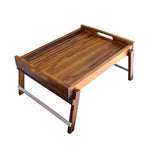 Mesa para Cama de madera Parota